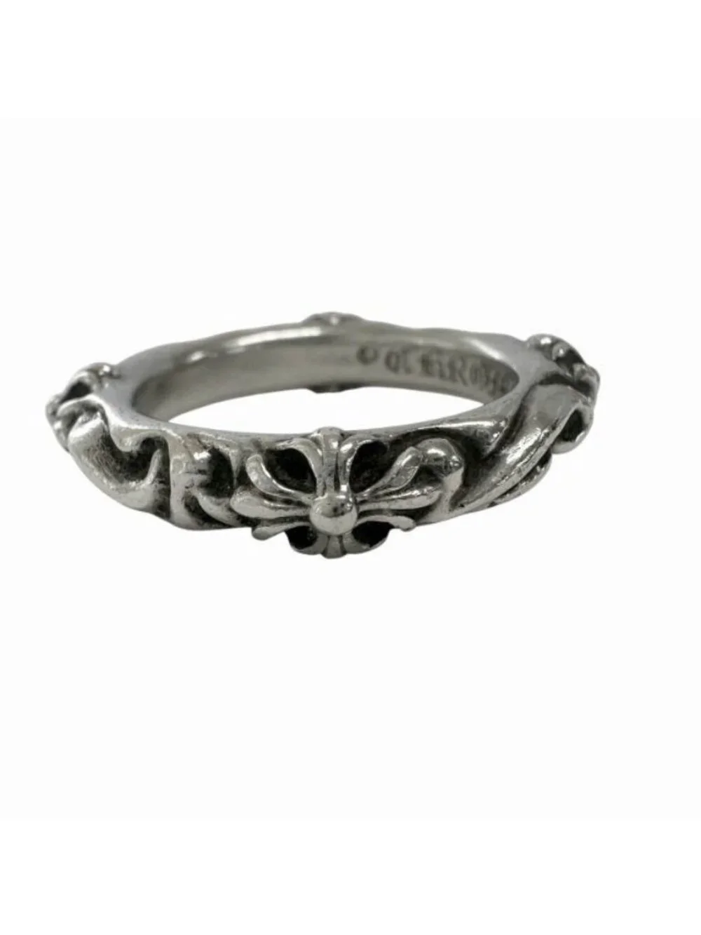 Chrome Hearts Sbt Band Ring 925 Sterling Silver